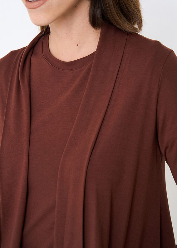 61.30.3503CHO CARDIGAN MALHA MANGA LONGA