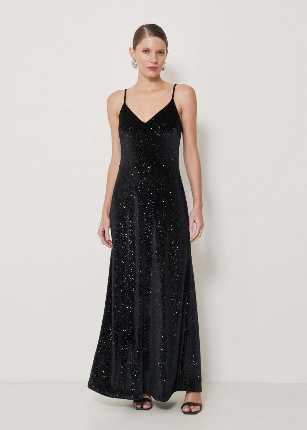 53.40.3502PTO VESTIDO LONGO DECOTE DEGAGE COSTAS - HIGHLINE