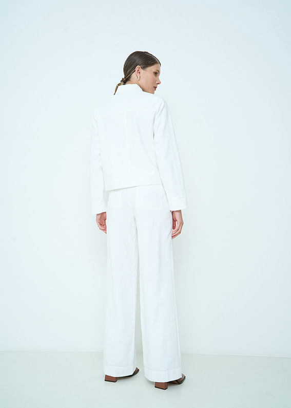 22.23.3505OFW CALÇA  ALFAITARIA PANTALONA CINTURA ALTA - HIGHLINE