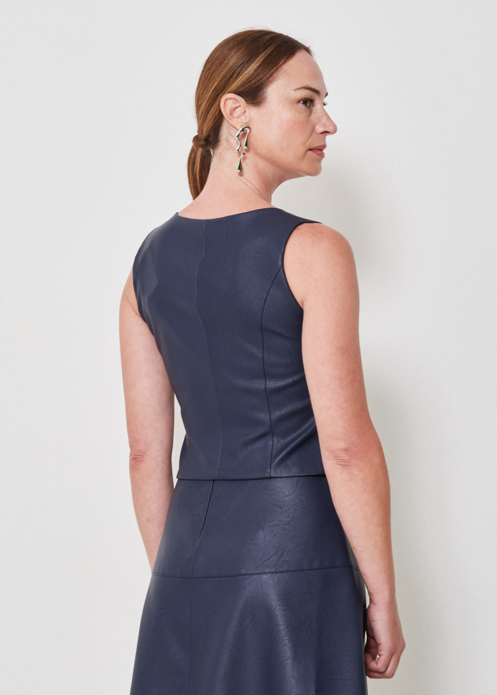 38.40.3501MAR TOP CORSET COURO SINTÉTICO ABOTOAMENTO - HIGHLINE