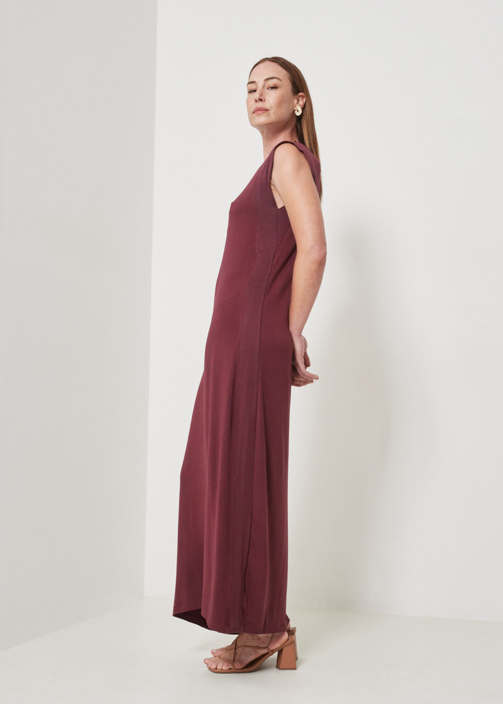 63.40.3501VIN VESTIDO LONGO MALHA COM RIBANA