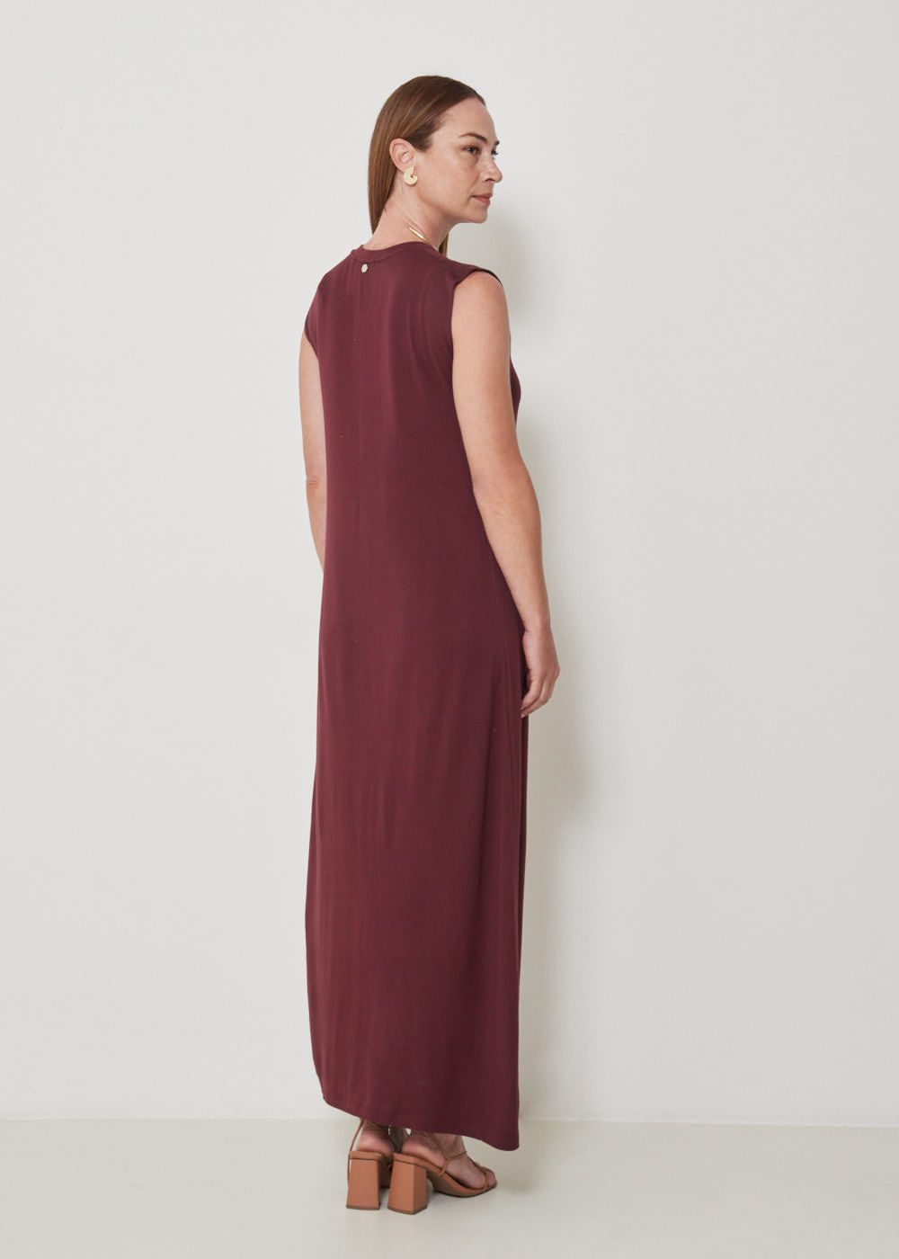63.40.3501VIN VESTIDO LONGO MALHA COM RIBANA