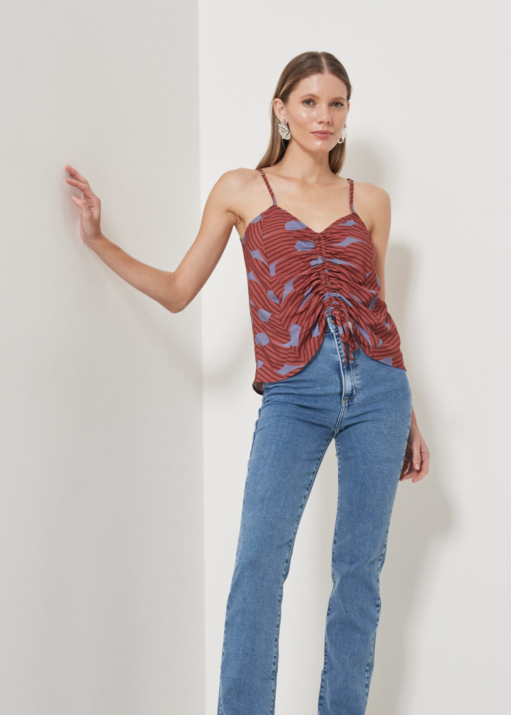12.20.3504DEL CALÇA JEANS SKINNY BARRA RECORTE A FIO