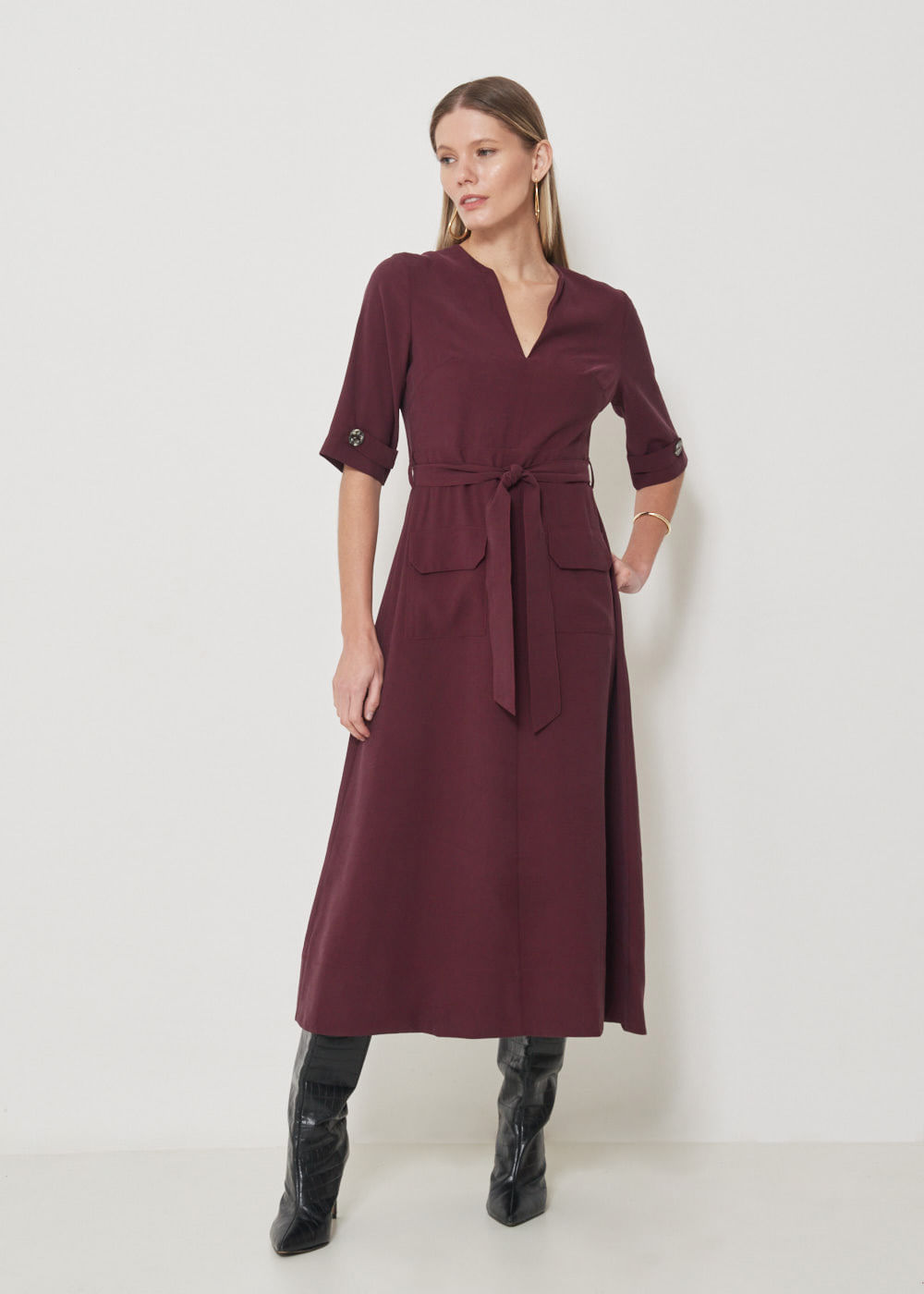53.12.3501VIN VESTIDO UTILITÁRIO MIDI