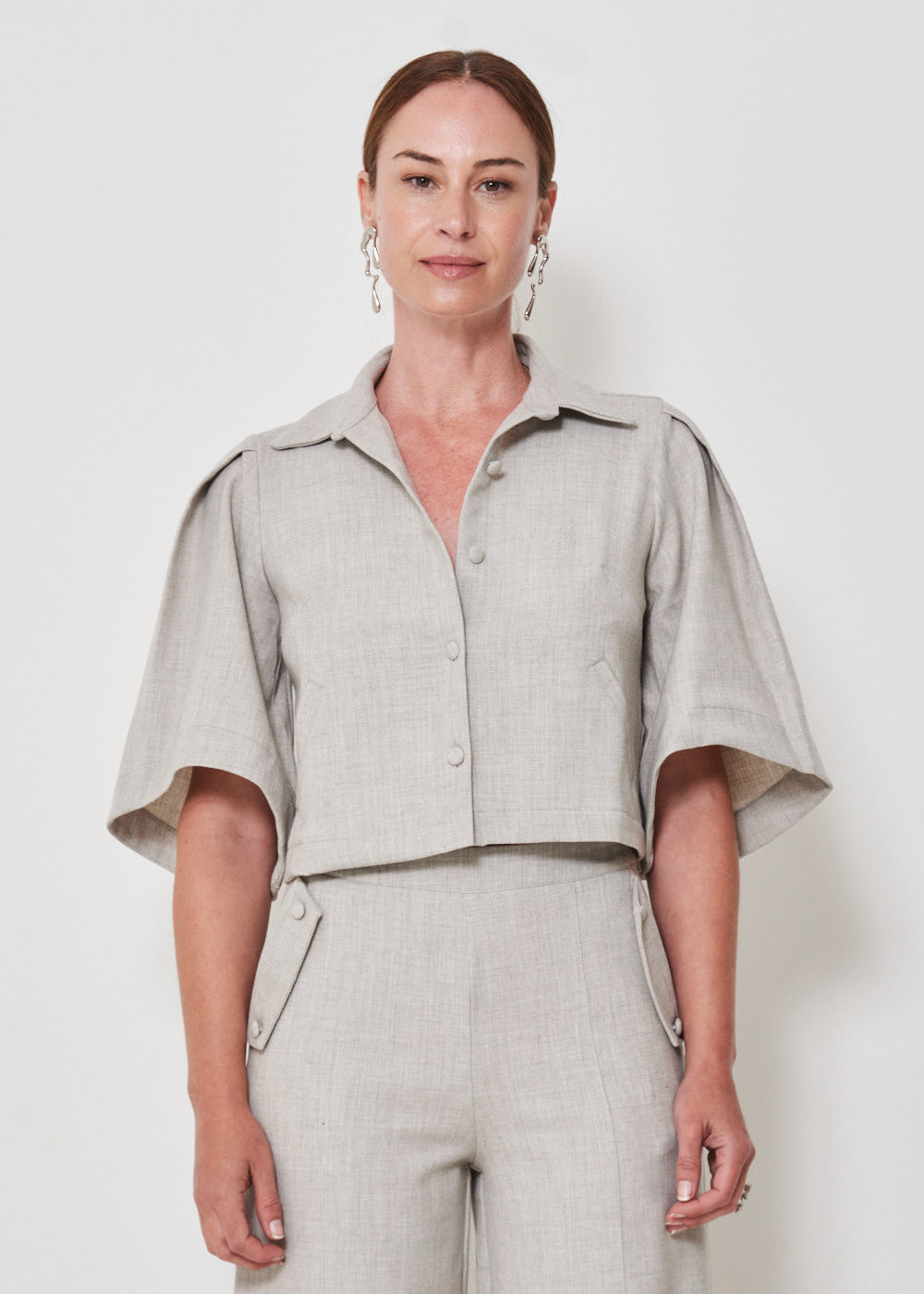 21.30.3501CIM CASACO ALFAIATARIA C/ PREGA DESLOCADA - HIGHLINE