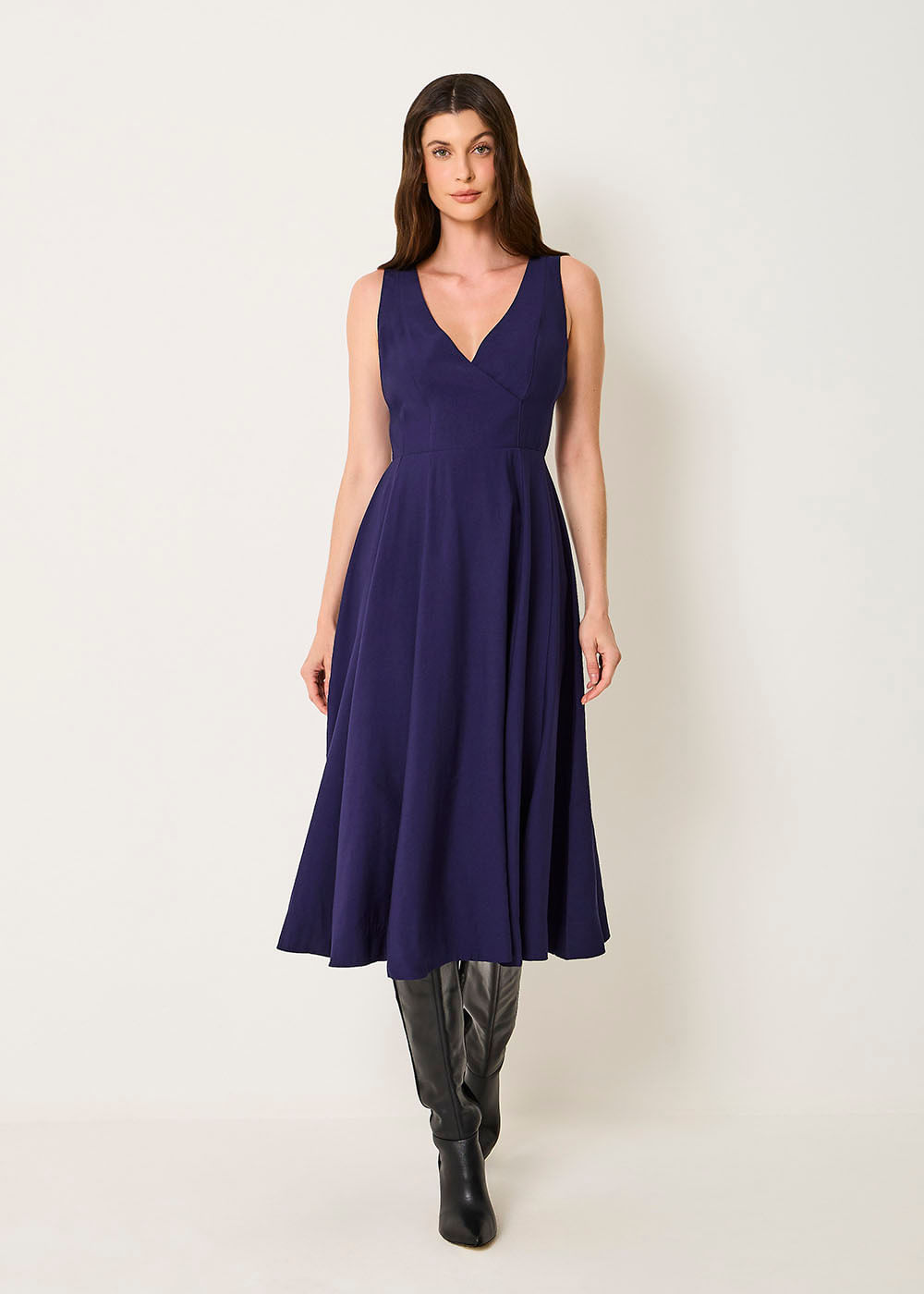 23.10.3504MAR VESTIDO DECOTE CACHE COEUR - HIGHLINE
