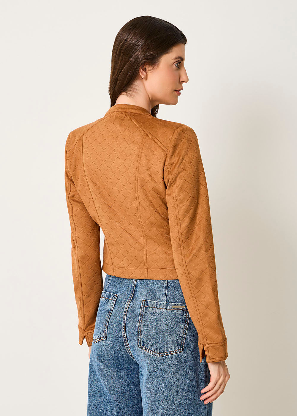 31.40.3506CAM JAQUETA DE SUEDE TEXTURIZADA -HIGHLINE