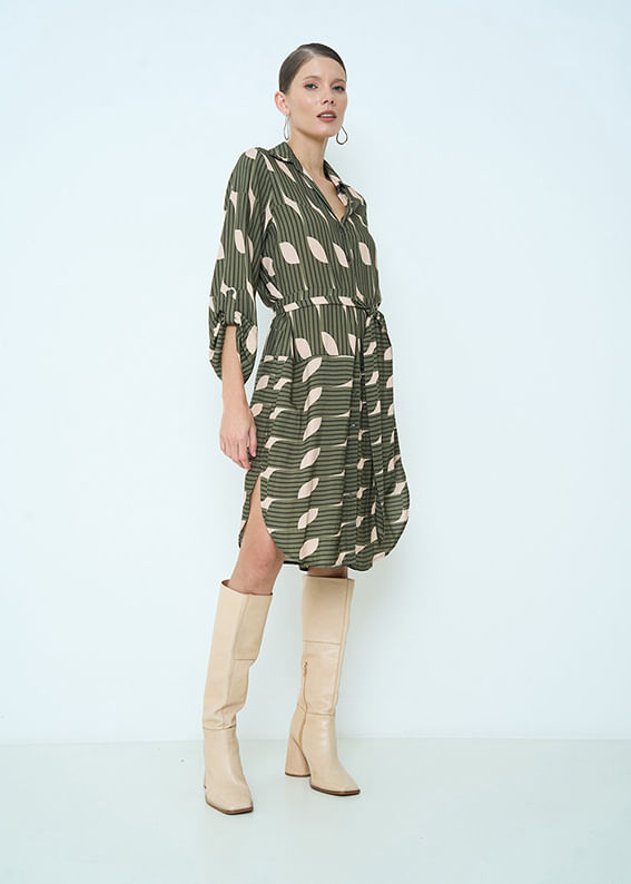 53.20.3501OLI CHEMISE ALONGADO ESTAMPA ELEMENT COLORS