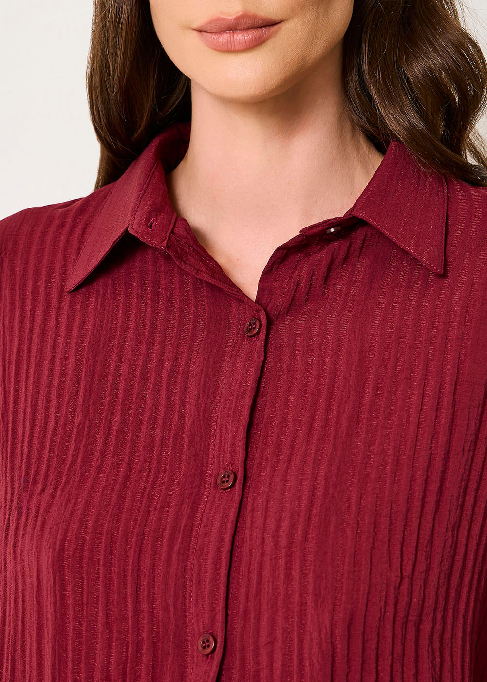 55.40.3510VIN CAMISA OVER SIZE MANGA 3/4