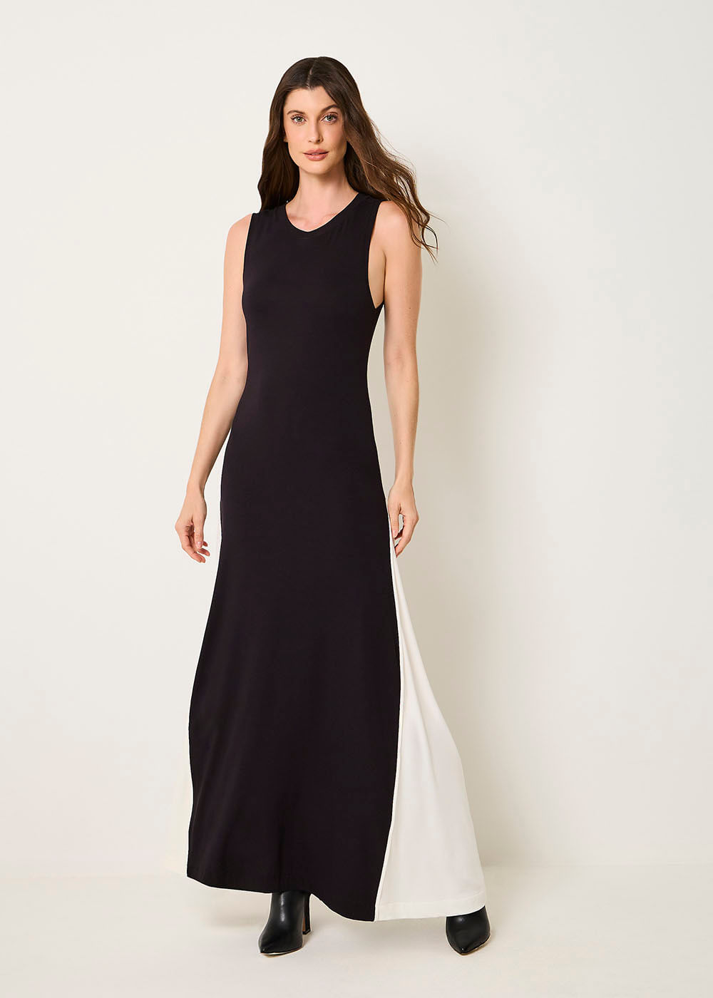 63.11.3503BIC VESTIDO MIDI REGATA BICOLOR
