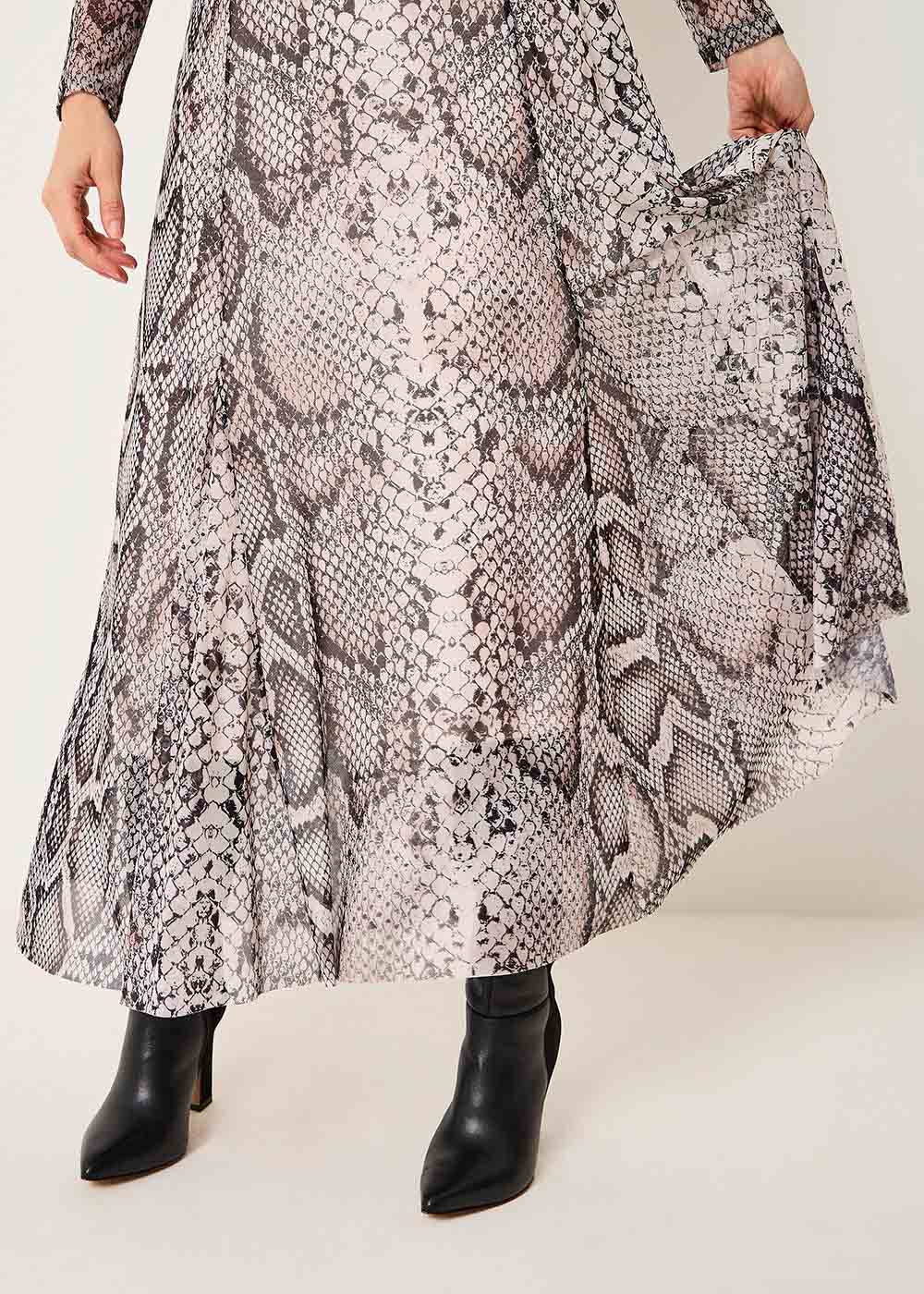 64.40.3501EST SAIA LONGA ESTAMPA SNAKE SKIN