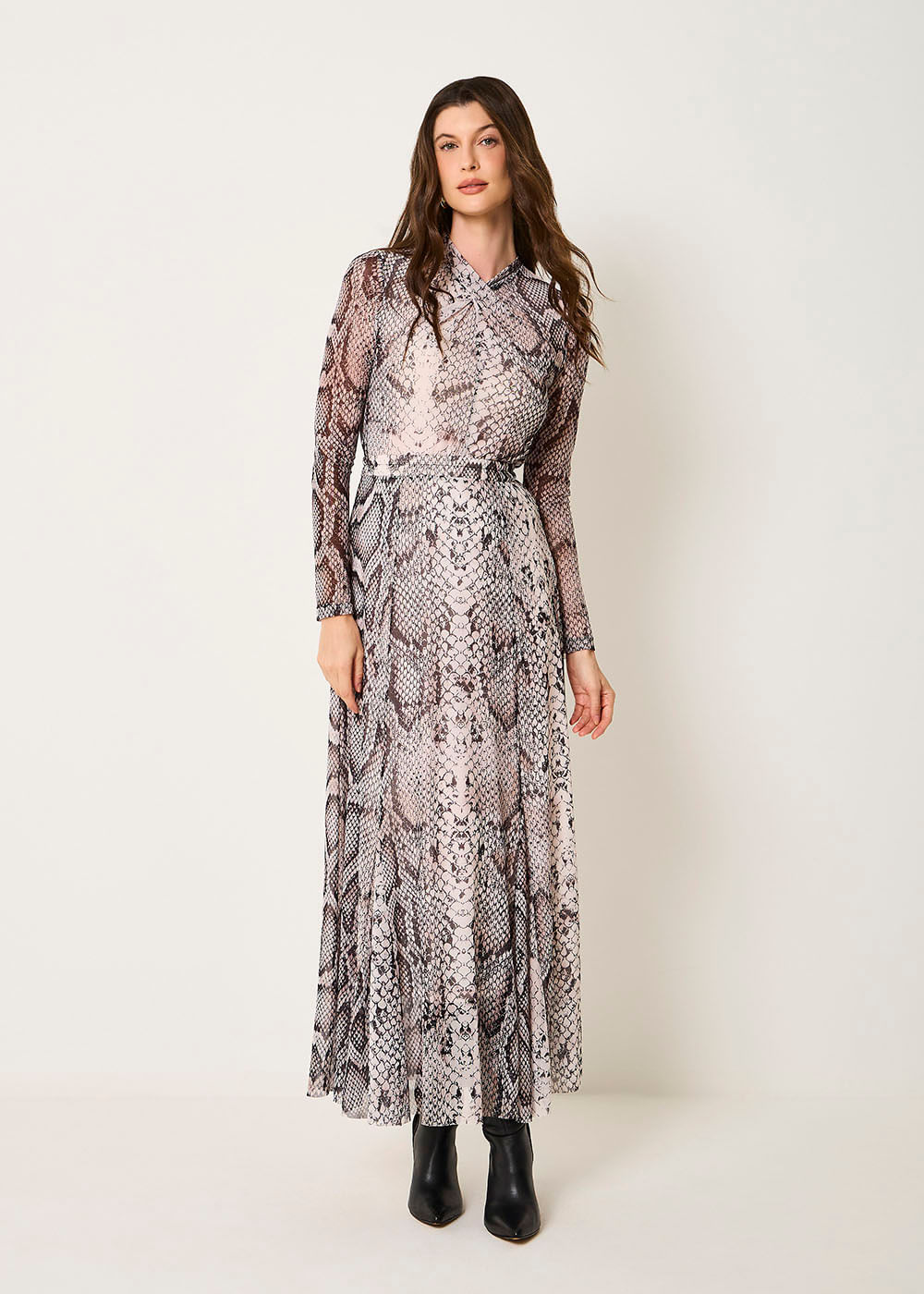 64.40.3501EST SAIA LONGA ESTAMPA SNAKE SKIN