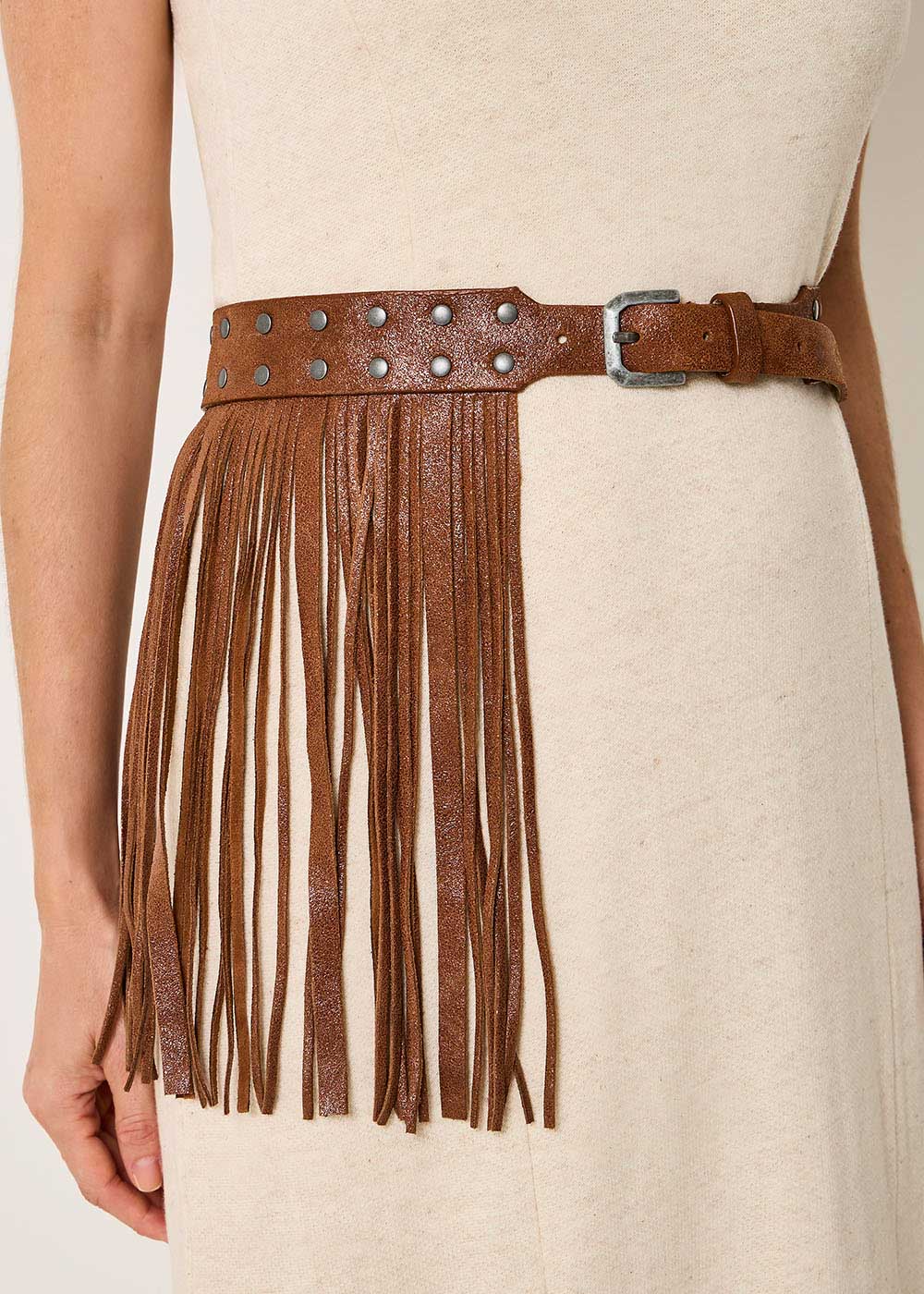 72.00.3509ARN FAIXA DE COURO BOHO APLIQUES