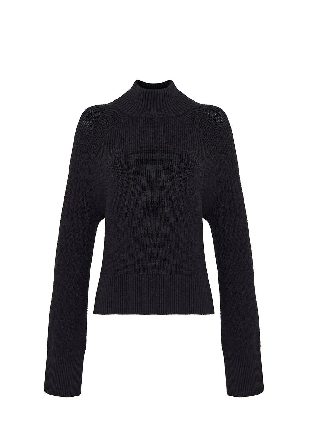 46.10.3504PTO BLUSA M/L DE TRICOT GOLA ALTA