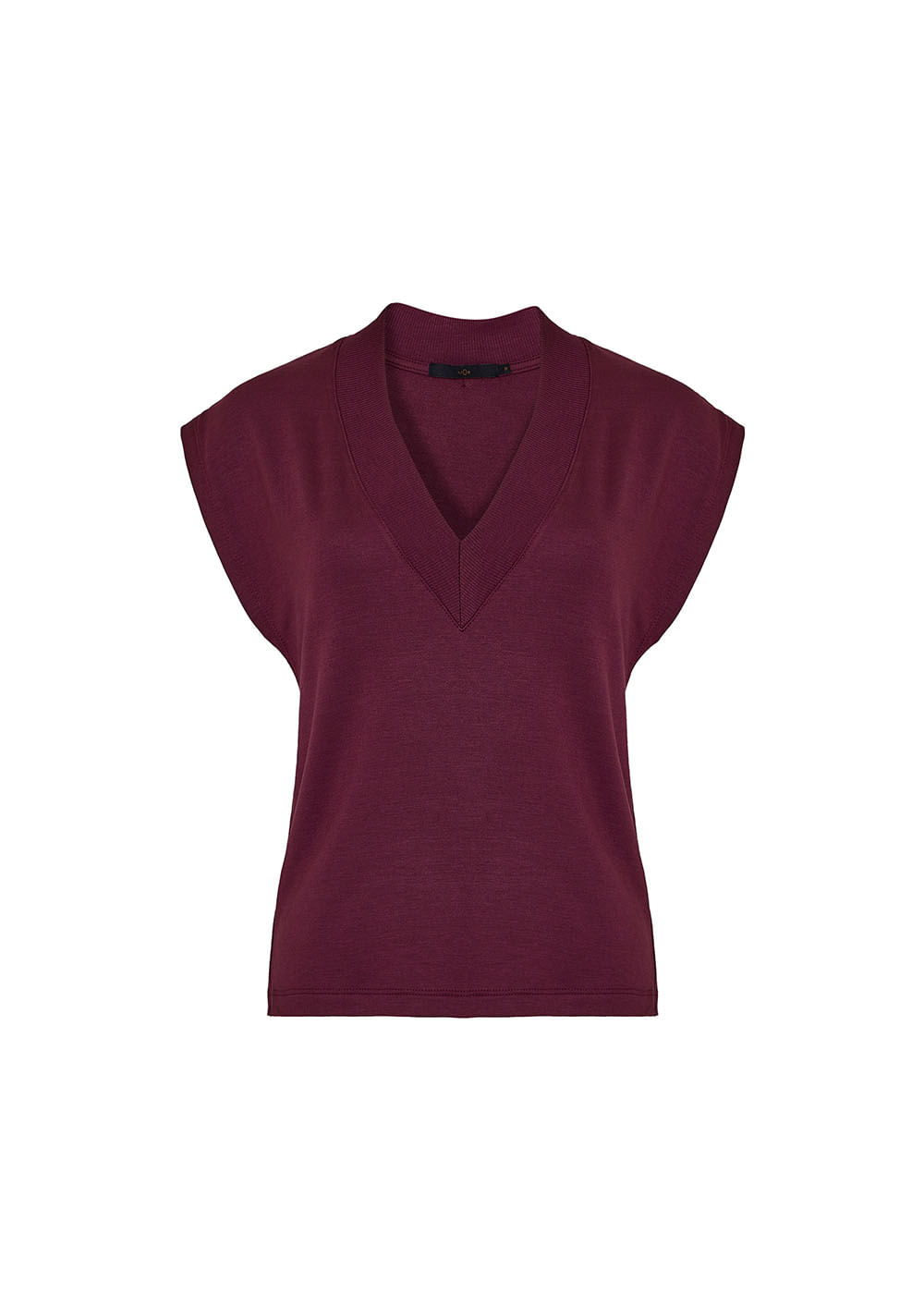 67.40.3512VIN BLUSA M/C GOLA V EM RIBANA