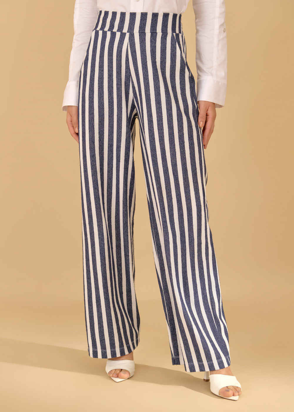 62.30.3605LIS CALÇA WIDE LEG LISTRADA