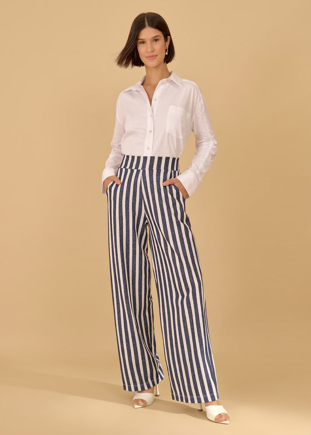 62.30.3605LIS CALÇA WIDE LEG LISTRADA