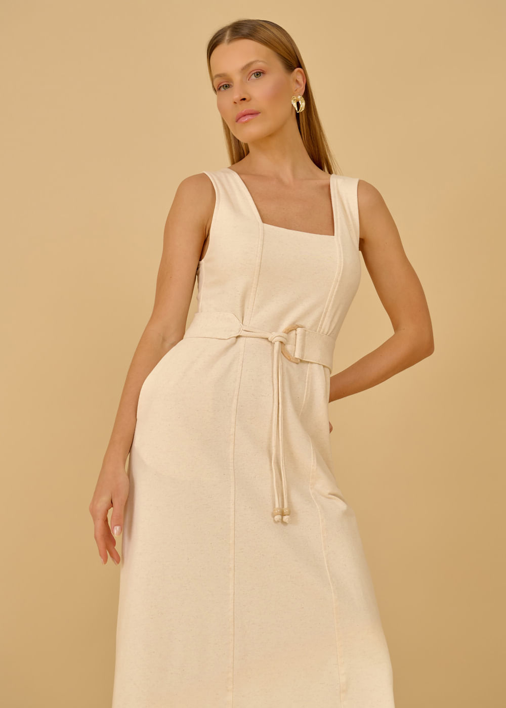 63.11.3606CRU VESTIDO MIDI REGATA