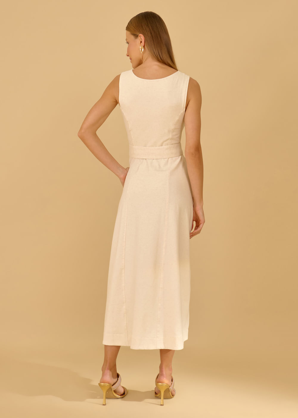 63.11.3606CRU VESTIDO MIDI REGATA