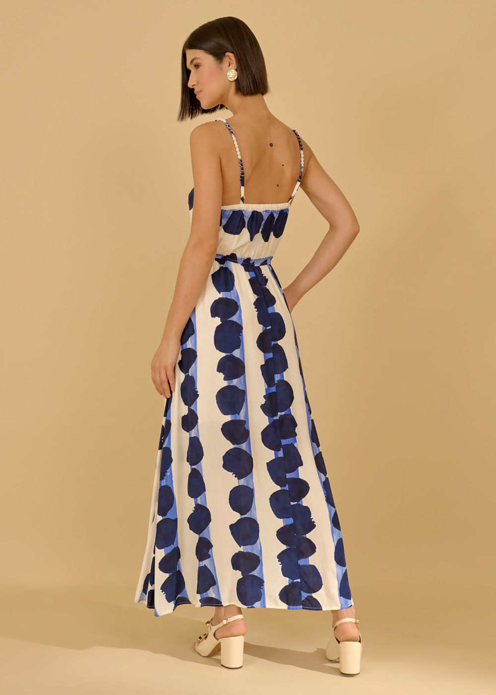 53.50.3617EST VESTIDO LONGUETE ESTAMPA SCOPELLO