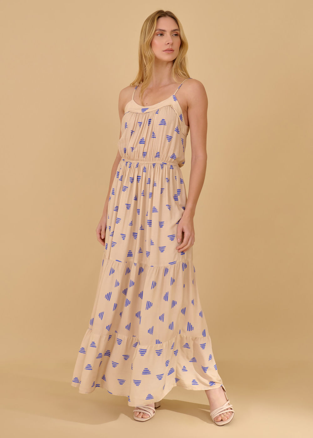 53.50.3631EST VESTIDO LONGO DETALHADO ESTAMPA ETNA