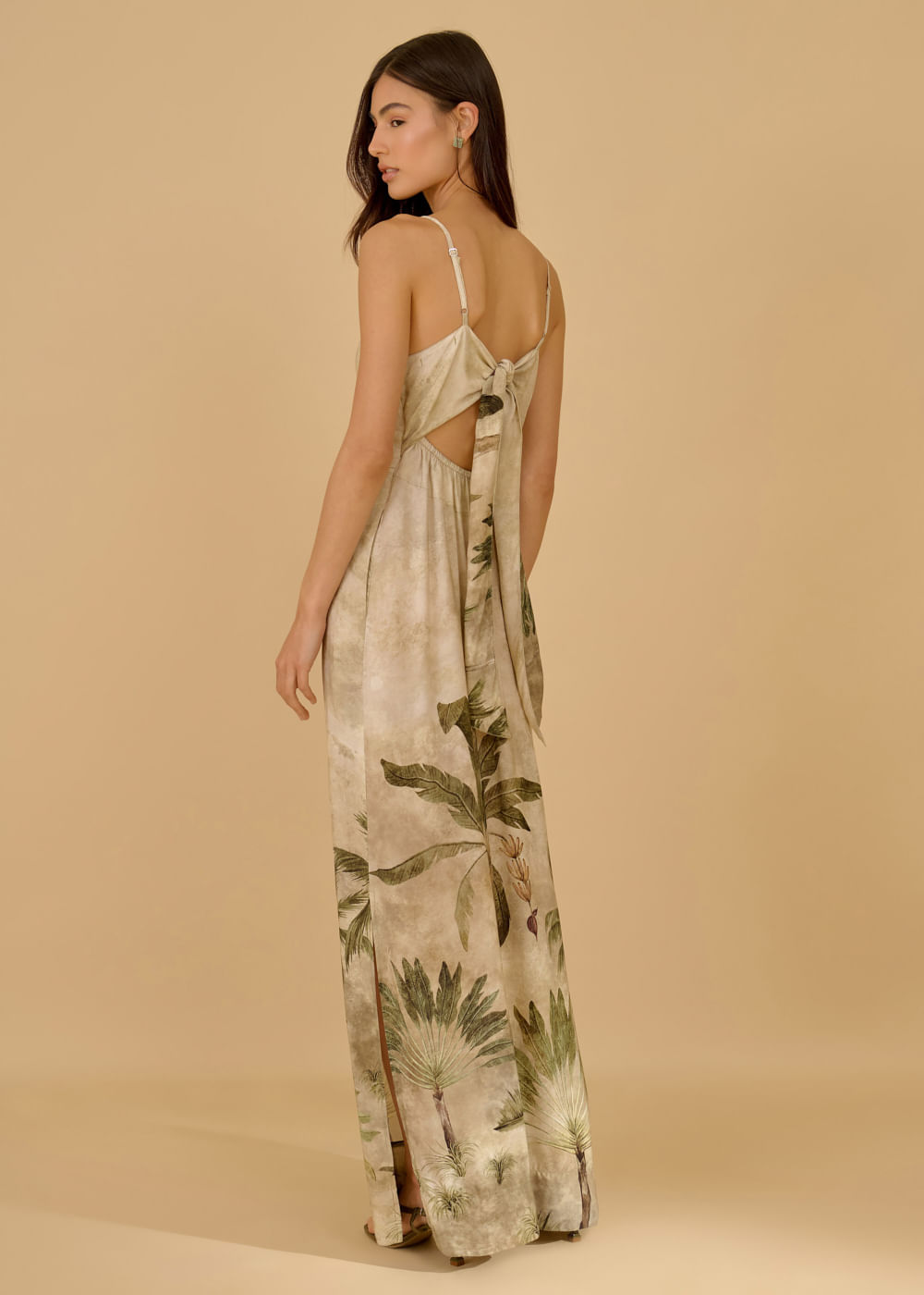 53.50.3625EST VESTIDO LONGO ESTAMPA RICE TERRACE