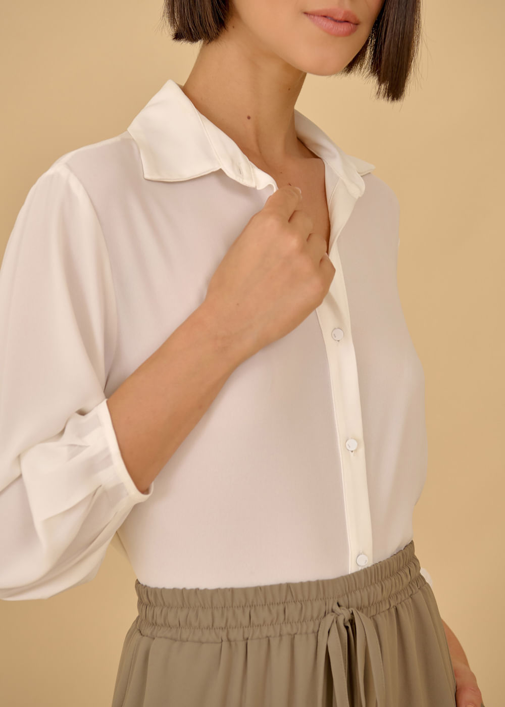 52.10.3608OLI CALÇA CHIFFON PANTALONA DETALHADA