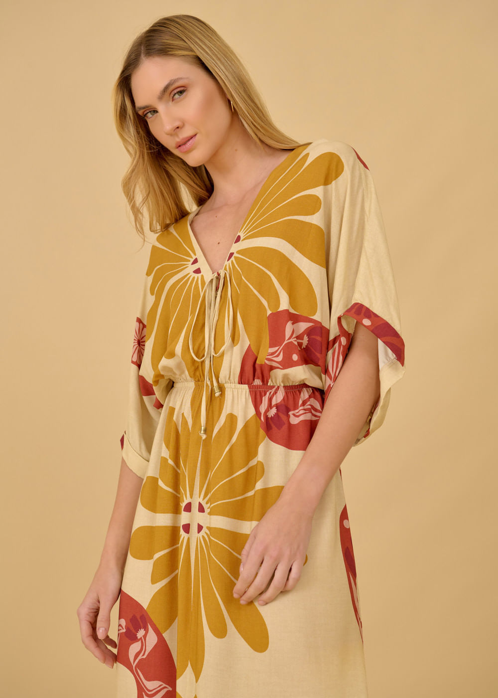 53.22.3609EST VESTIDO MIDI DETALHADO ESTAMPA LA BRISA