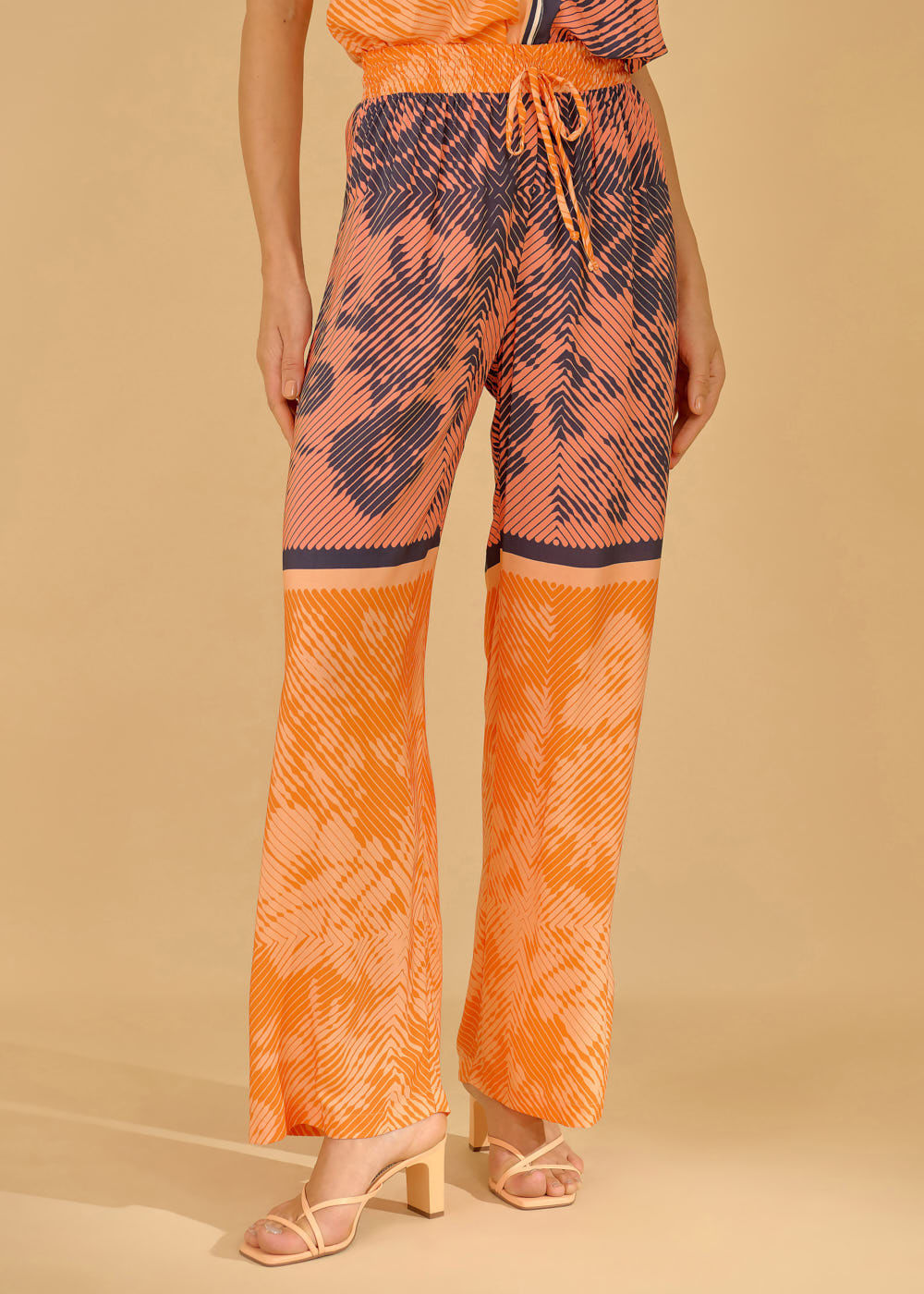 52.23.3604PAP CALÇA PANTALONA ESTAMPA QUATTRO CANTI