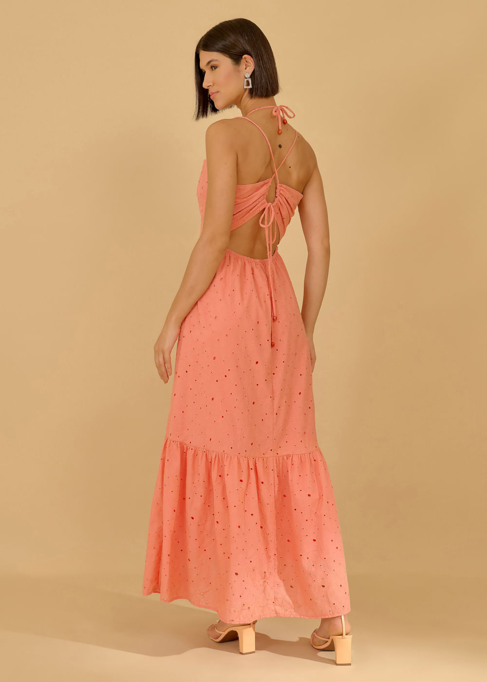 53.00.3602PAP VESTIDO LONGUETE LAISE CONCHAS DETALHADO