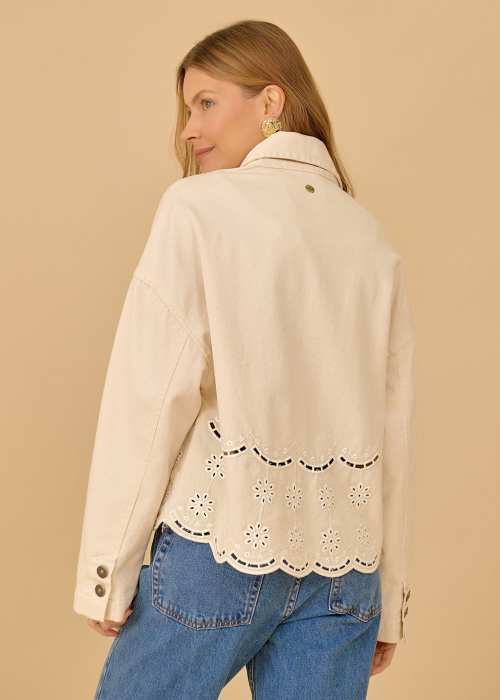 11.40.3603OFW JAQUETA SARJA BORDADA