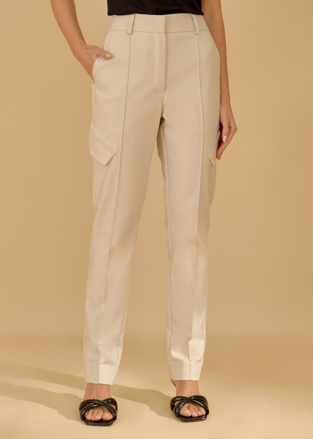 22.21.3603ARE CALÇA SLIM BOLSOS - HIGHLINE