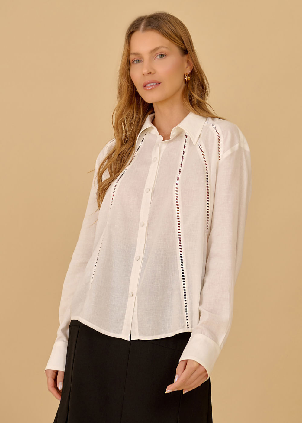 55.40.3603OFW CAMISA RECORTES SOLEIL - HIGHLINE