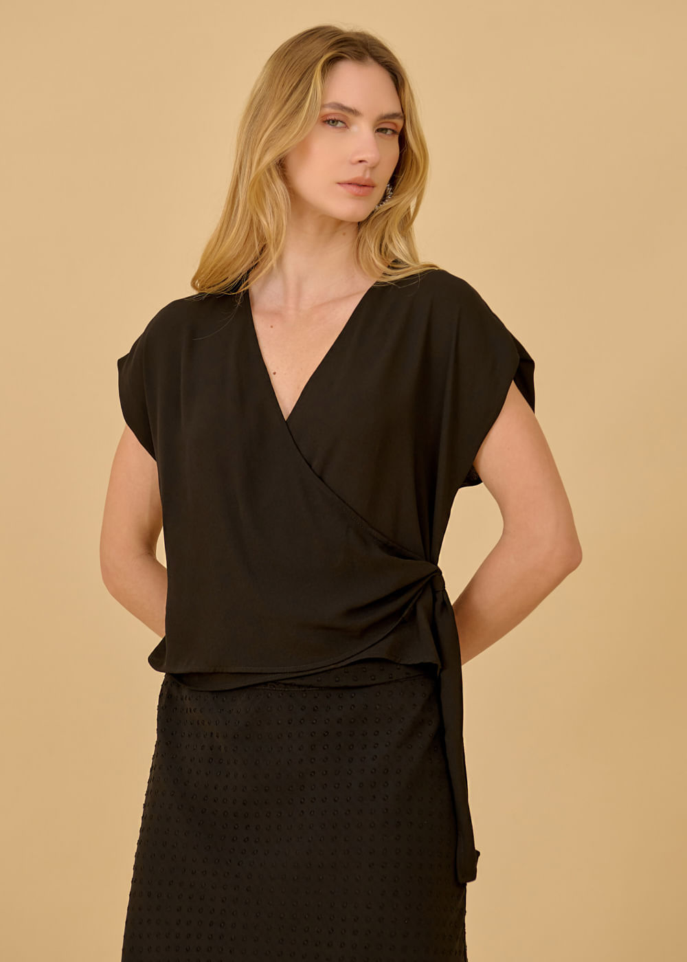 57.40.3603PTO BLUSA CHIFFON TRANSPASSADA