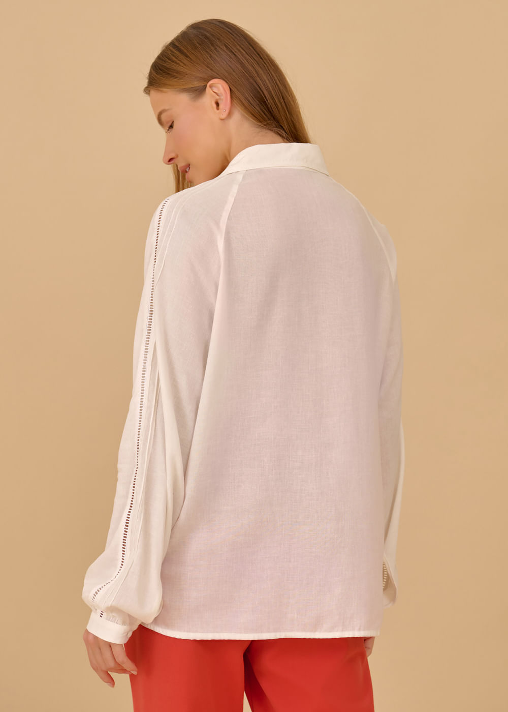 55.40.3602OFW CAMISA RAGLAN DETALHE AJOUR - HIGHLINE