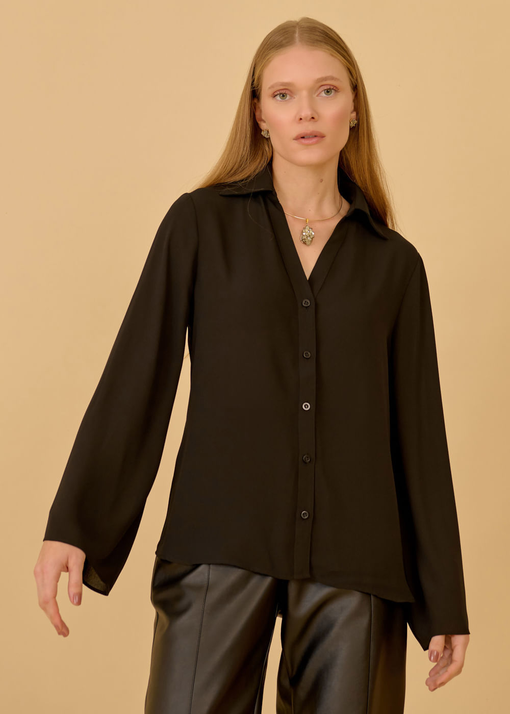 55.40.3612PTO CAMISA CHIFFON M/L SINO