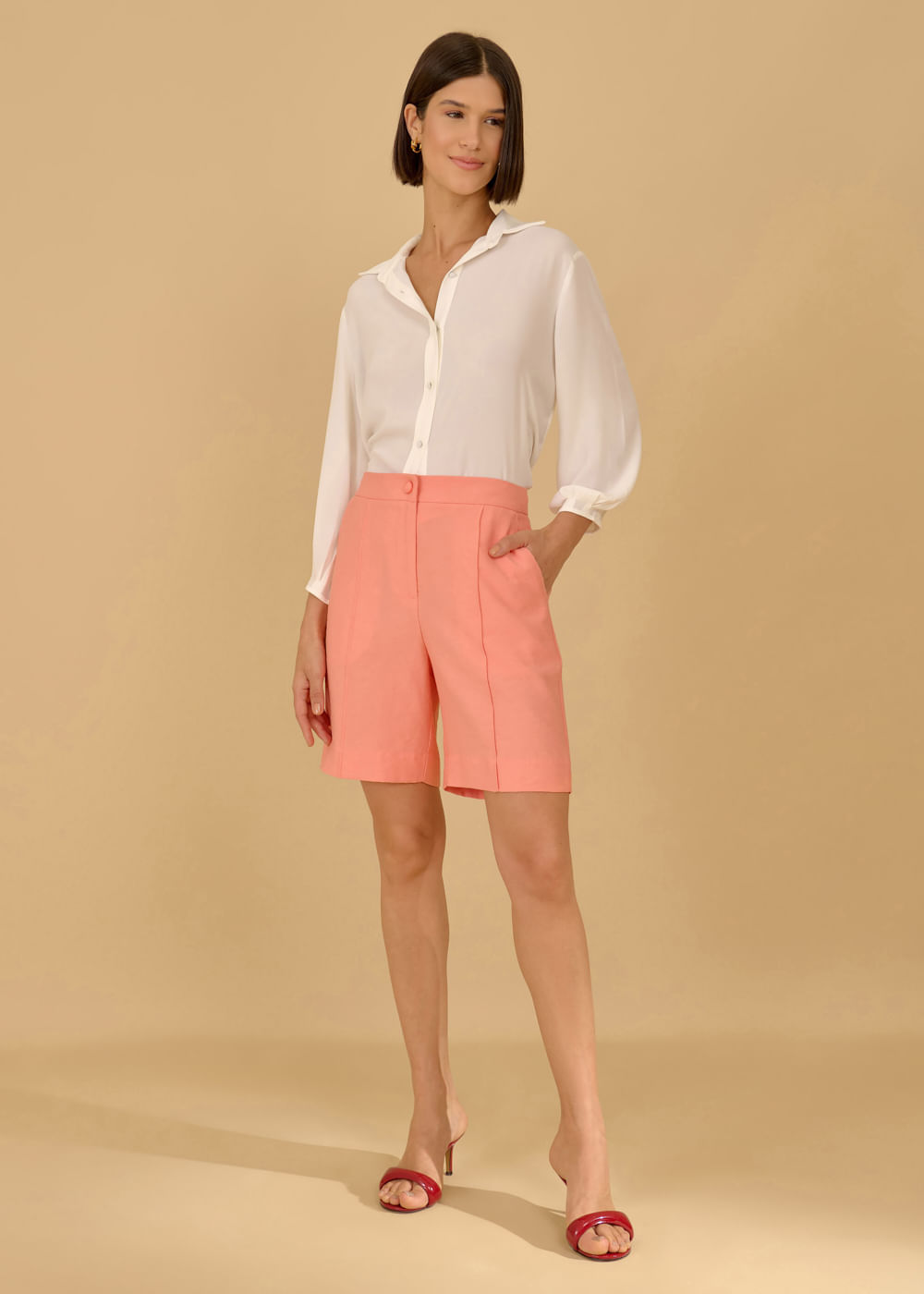 22.60.3601PAP BERMUDA BOLSOS VIVADOS - HIGHLINE