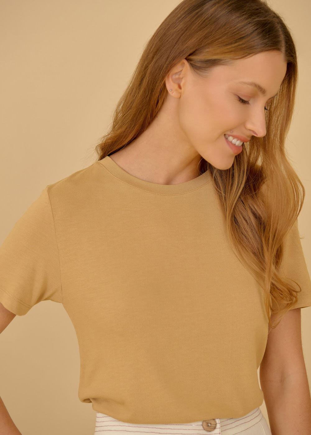 67.10.3603CAM T-SHIRT BÁSICA M/C GOLA REDONDA