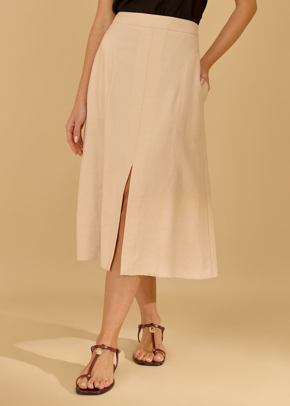 24.21.3603ARE SAIA MIDI BOLSOS EMBUTIDOS - HIGHLINE