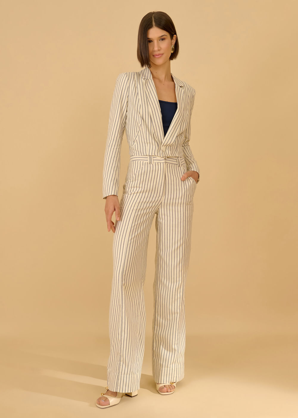 22.21.3604LIS CALÇA RETA ALFAIATARIA LISTRADA