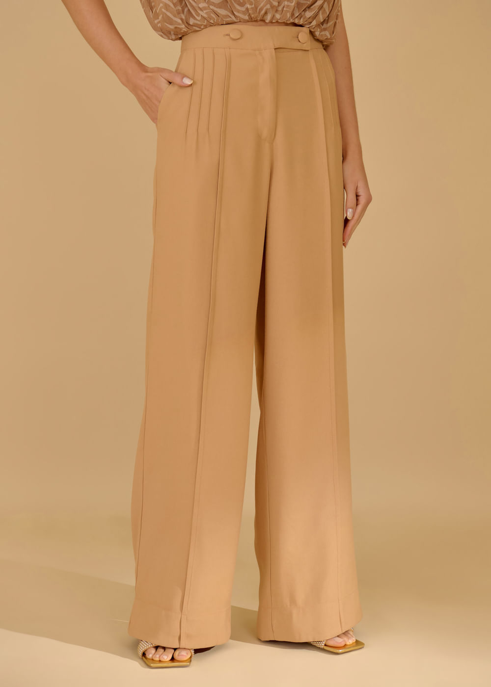 22.23.3603CML CALÇA PANTALONA DETALHE NERVURAS - HIGHLINE