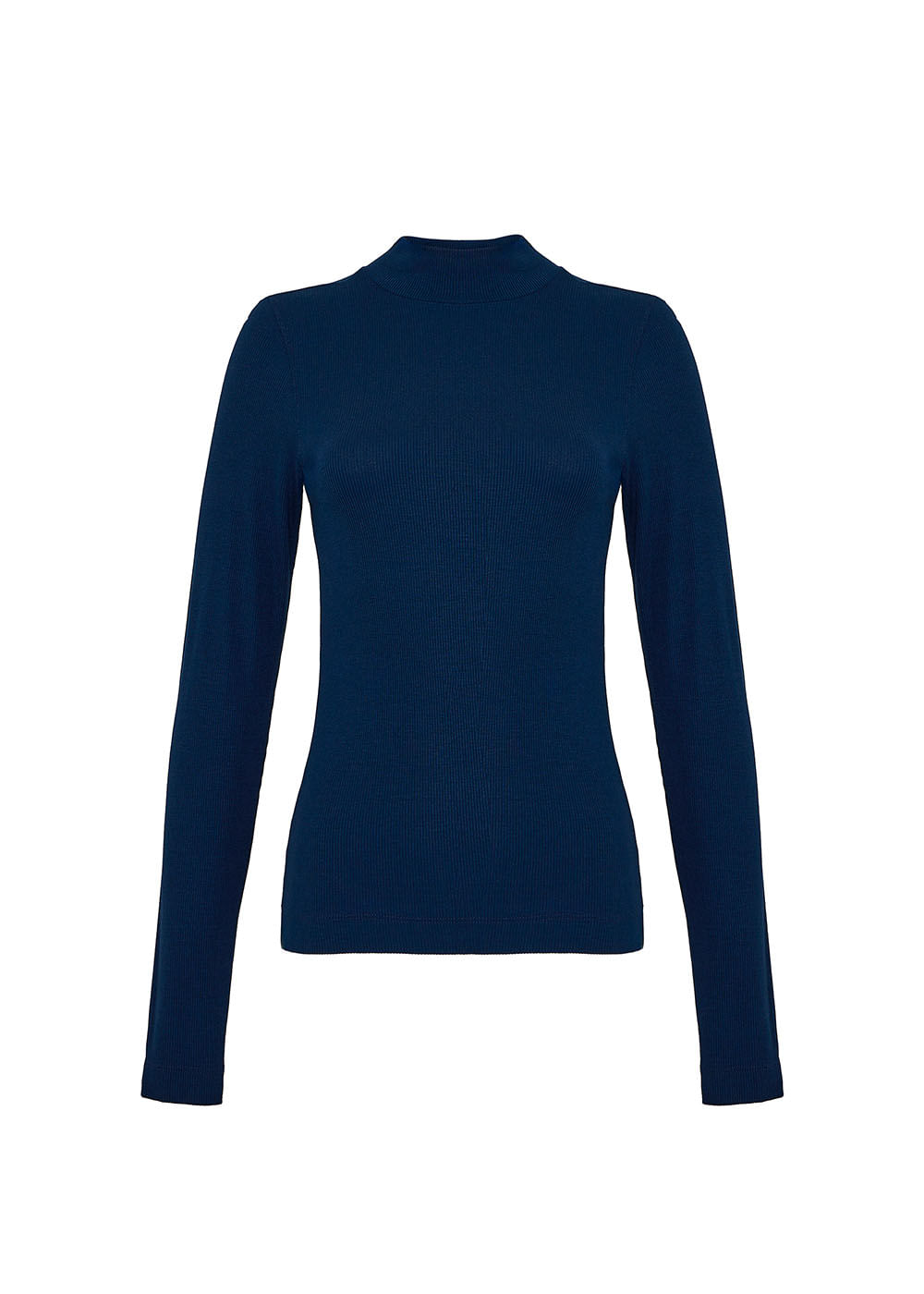 66.10.3501MAR BLUSA MALHA CANELADA M/L BÁSICA