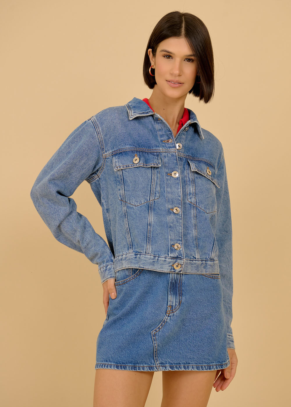 11.30.3601DES JAQUETA JEANS COM BOLSOS