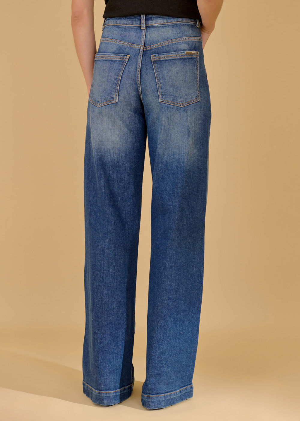 12.25.3603DES CALÇA JEANS WIDE LEG FIVE POCKETS