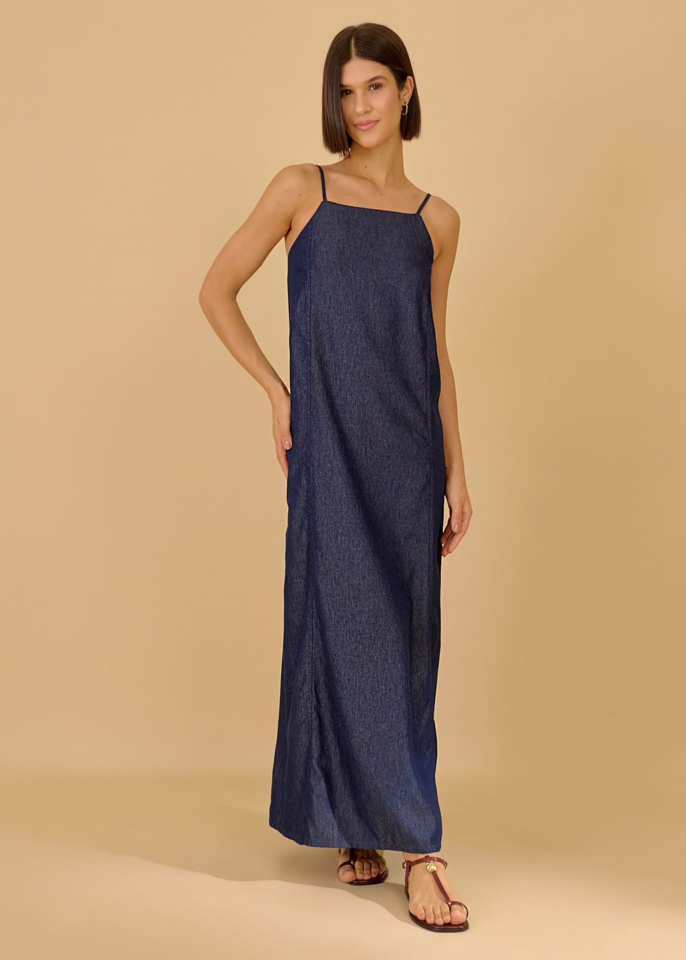 13.40.3603AMA VESTIDO LONGO ALÇAS FINAS