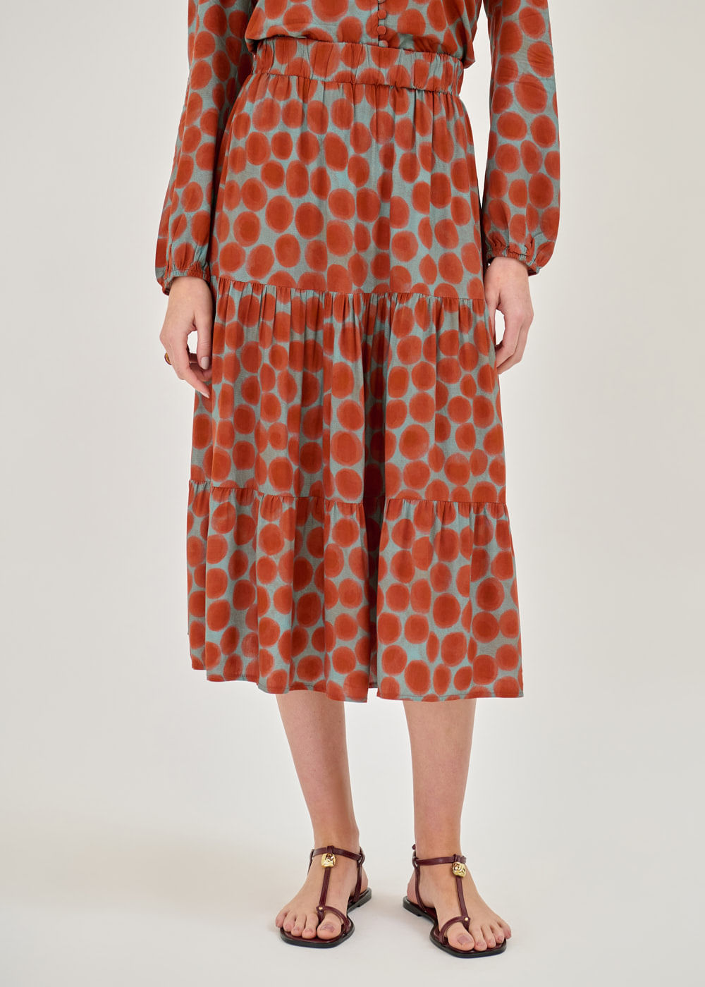 54.21.7401EST SAIA MIDI ESTAMPA POÁ RETRÔ