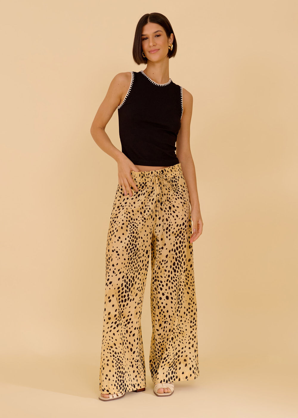 52.23.3603EST CALÇA PANTALONA ESTAMPA LEOPARDO