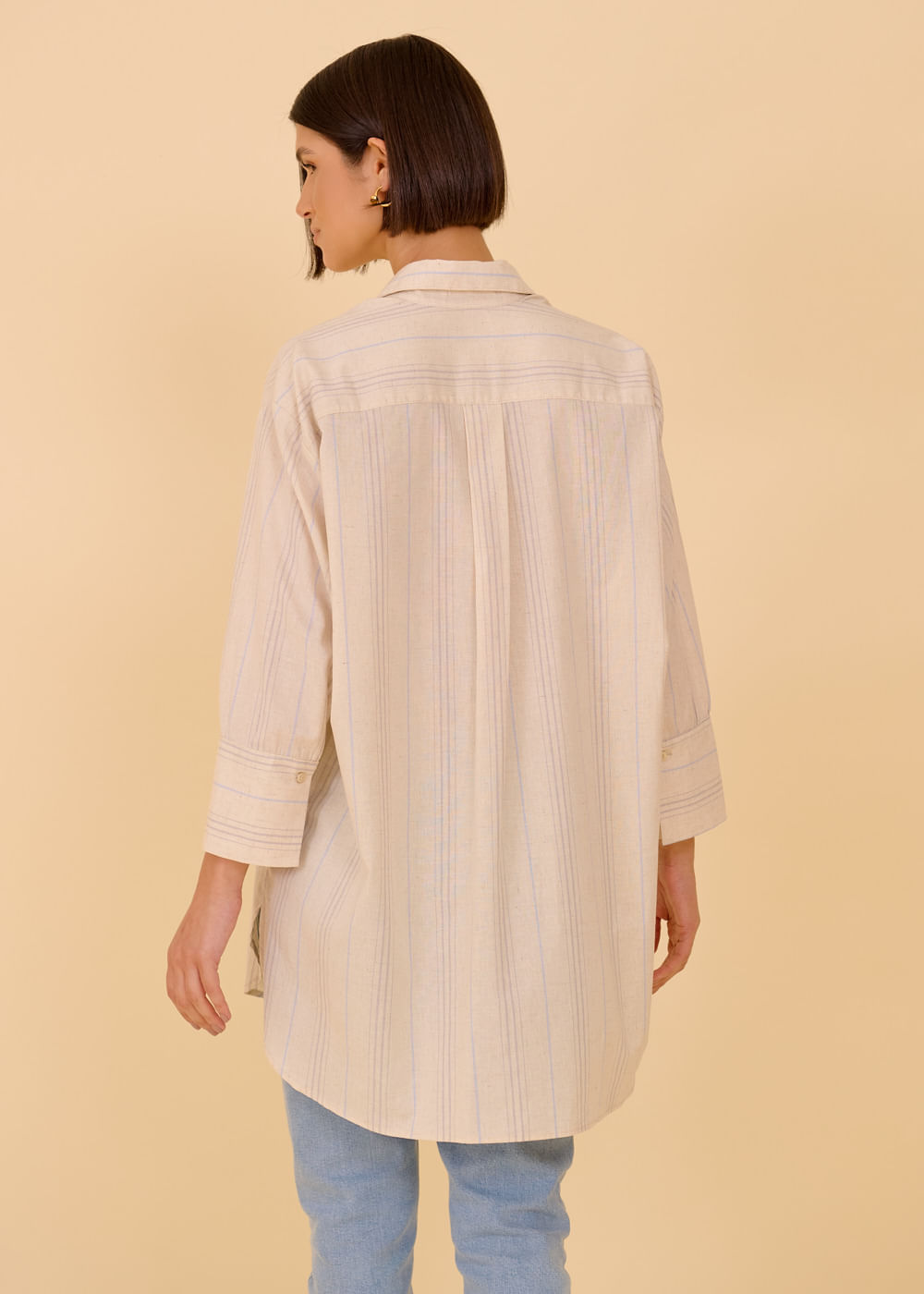 55.40.3617ARE CAMISA OVERSIZED LISTRADA