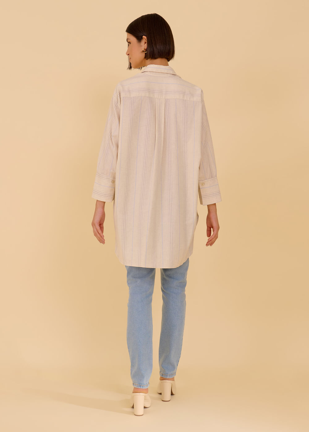 55.40.3617ARE CAMISA OVERSIZED LISTRADA