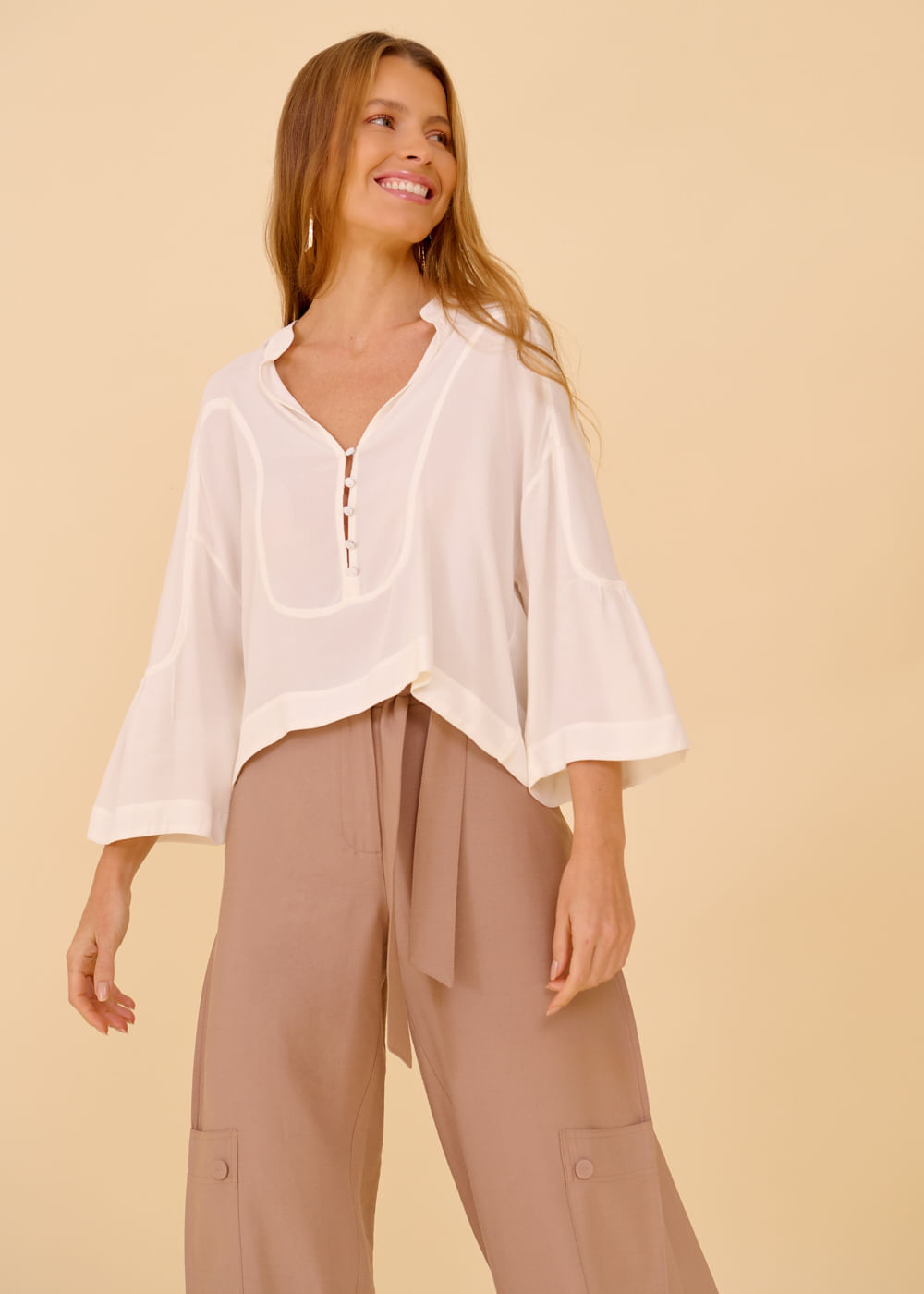 59.60.3606OFW CROPPED MANGA 3/4 RECORTES - HIGHLINE